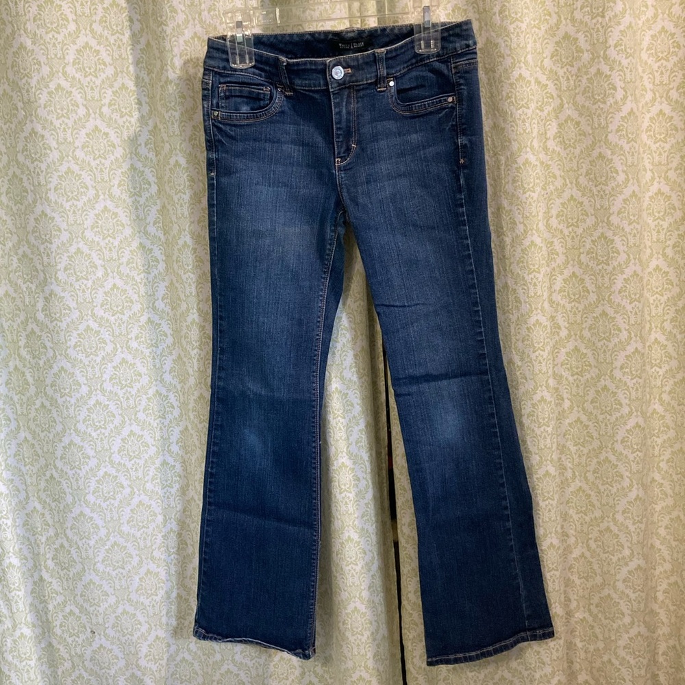 White House Black Market Blue Boot Cut Jeans